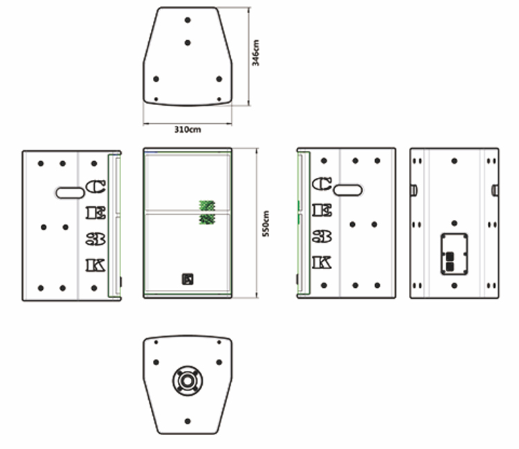 夜總會(huì)專用音箱安裝圖