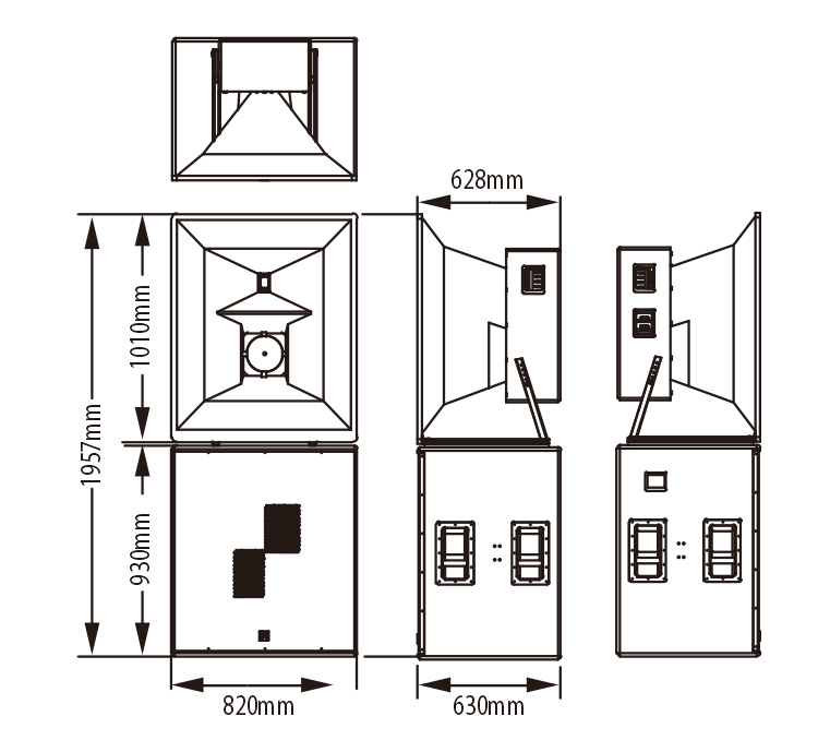 幕后主揚(yáng)聲器尺寸圖