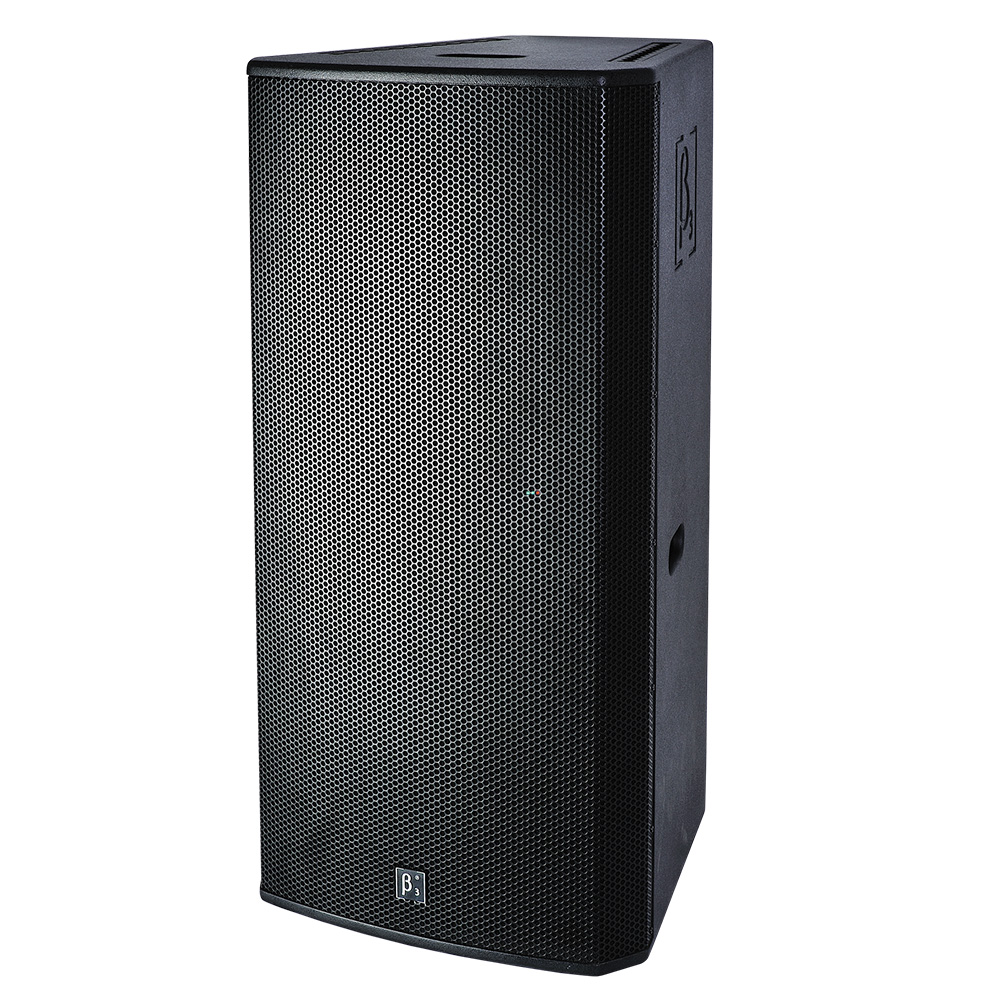 內(nèi)置2分頻雙15英寸全頻揚(yáng)聲器系統(tǒng)